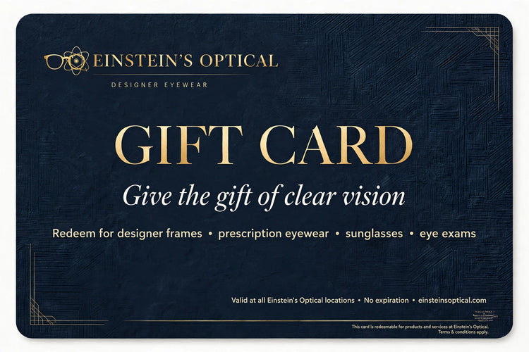 Einstein's Optical gift card